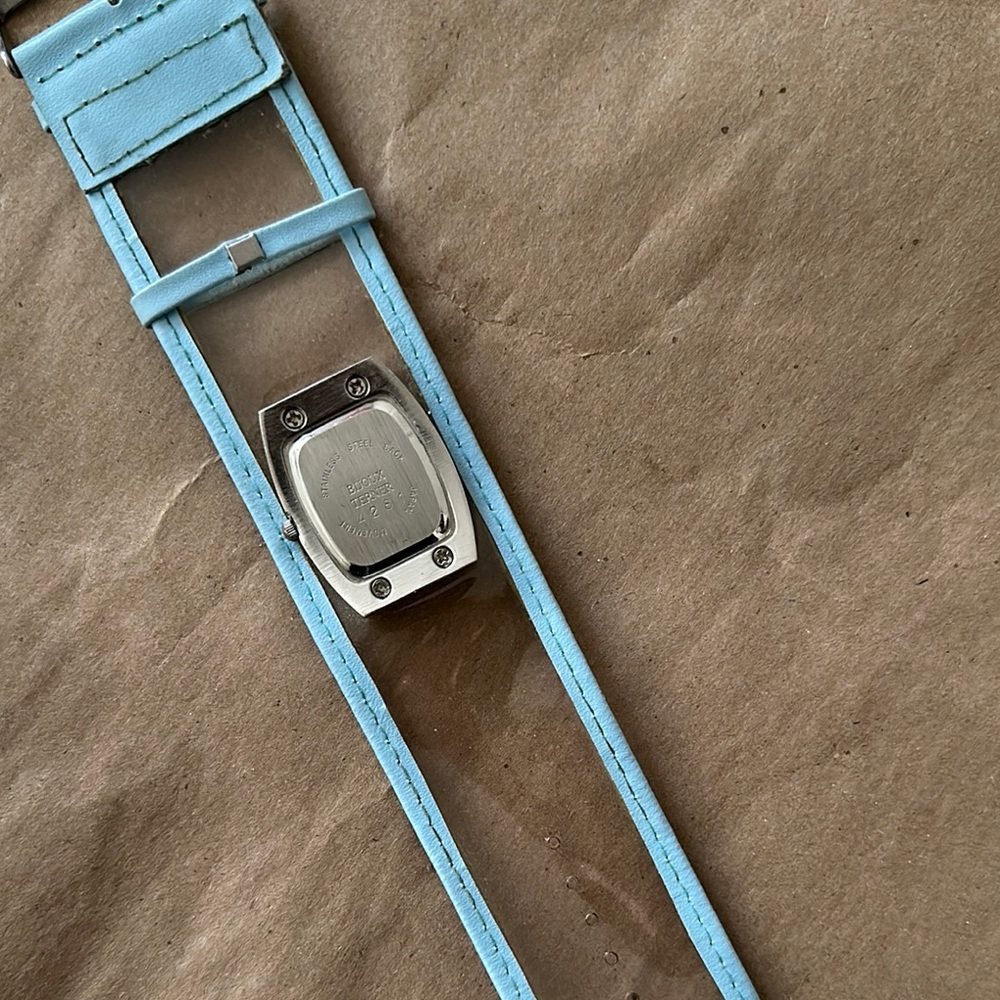 Bijoux Terner Blue Transparent Strap Watch - Picture 4 of 4